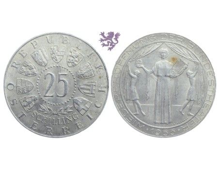 25 schilling, 1955.