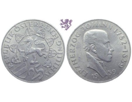 25 schilling, 1959.