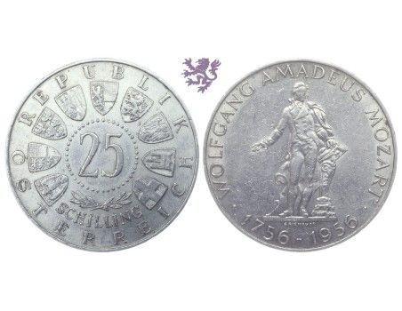 25 schilling, 1956.