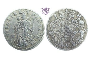 5 kreuzer, 1748 Anselm Franz
