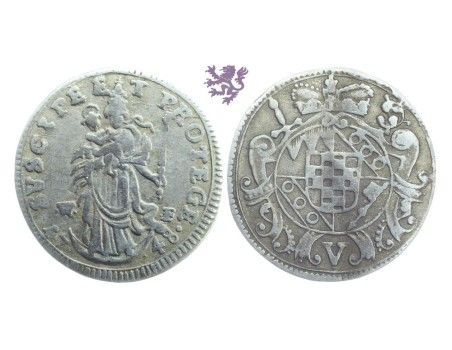 5 kreuzer, 1748 Anselm Franz