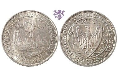 3 reichsmark, 1931. Magdeburg
