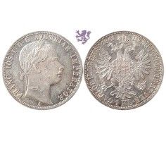 1 florin, 1861. Franc Joseph
