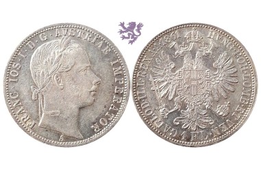 1 florin, 1861. Franc Joseph