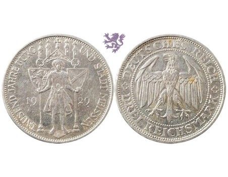 3 reichsmark, 1929. Meissen