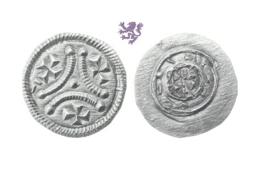 Denar, 1116-1131. Stephen II