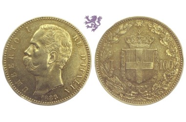 100 Lire, 1883. Umberto I