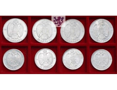 Lot 4x20 + 4x50 dinara 1938