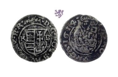 Denar, 1614. Mathias II