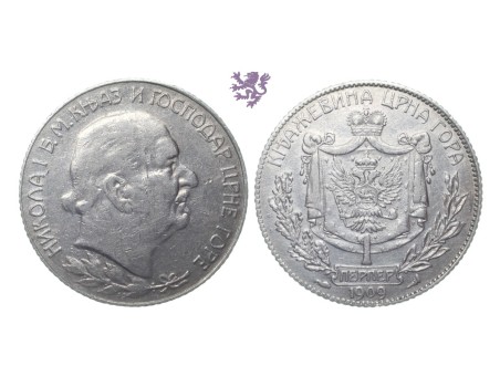 1 perper, 1909.