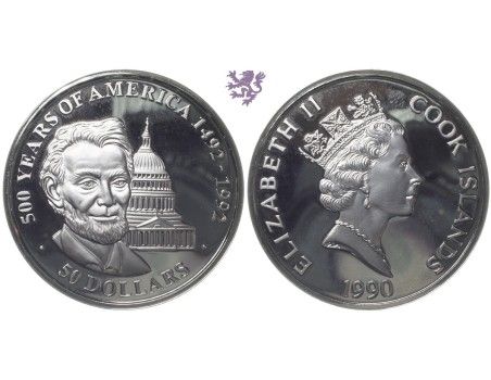 50 dollars, 1990. 1oz