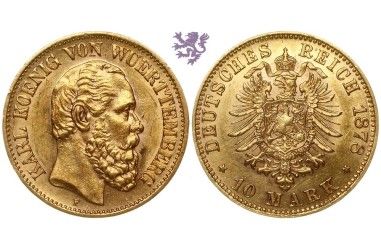 10 mark, 1878. Karl Koenig