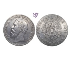 5 mark, 1876, Friedrich I