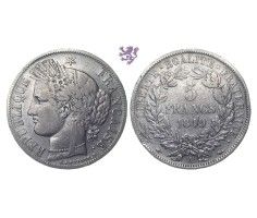 5 francs, 1849. A, Republic