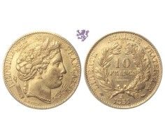 10 francs, 1851. republic