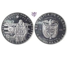 5 balboa, 1988. Panama Unoffical edition!!! 1oz