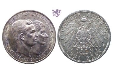 3 mark 1915. Ernst&Luise