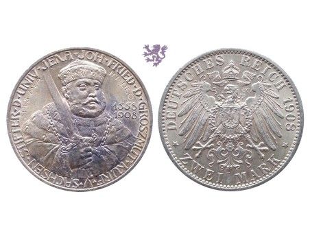 2 mark, 1908. Wilhelm Ernst Jena University