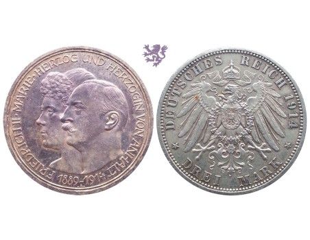 3 mark 1914. Friedrich&Marie