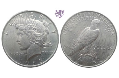 1 dollar, 1923. Peace dollar