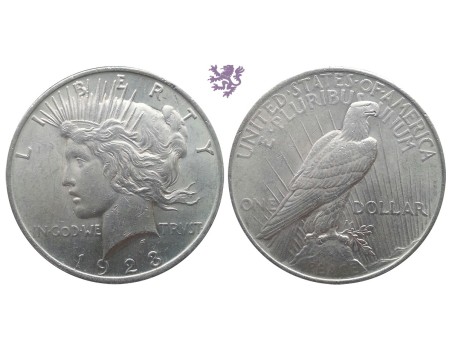 1 dollar, 1923. Peace dollar