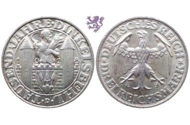 3 mark, 1928. 1000th Anniversary of Dinkelsbühl