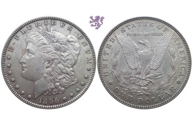 1 dollar, 1896. Morgan dollar