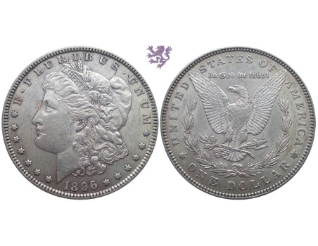 1 dollar, 1896. Morgan dollar
