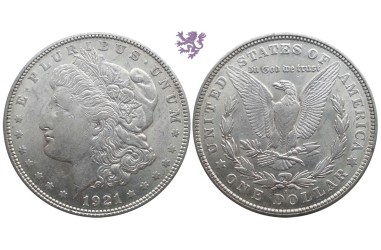 1 dollar, 1921. Morgan dollar
