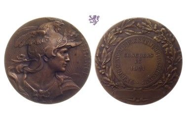 Medalja 1921.  Francuska