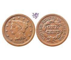 1 cent, 1853.