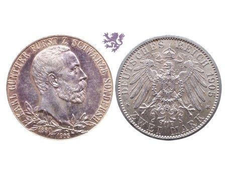 2 Mark, 1905. Karl Günther