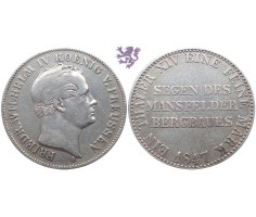 Thaler, 1847. Wilhelm IV