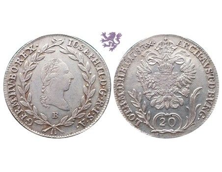 20 krojcera, 1783. Joseph II