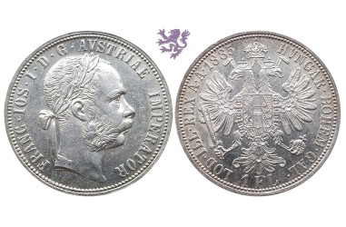 1 florin, 1885. Franc Joseph I