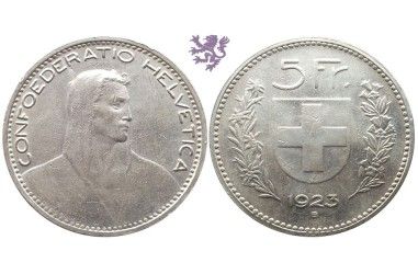 5 Frank, 1923.