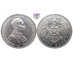 5 mark, 1914. Wilhelm II