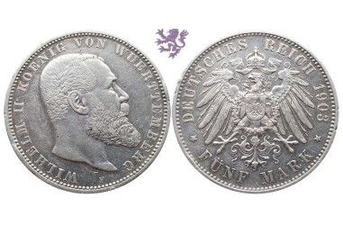 2 mark, 1903. Wilhelm II