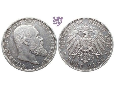 2 mark, 1903. Wilhelm II