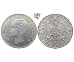 2 mark, 1907. Otto Koenig Von Bayern