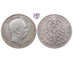 2 mark, 1876. Albert Koenig