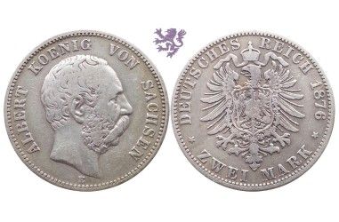 2 mark, 1876. Albert Koenig