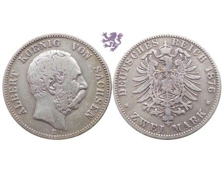 2 mark, 1876. Albert Koenig