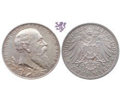 2 mark, 1902. Friedrich Grosherzog