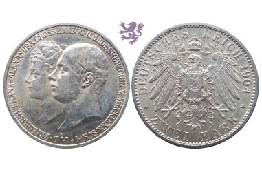 2 mark, 1904. Friedrich&Alexandra