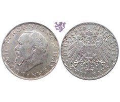2 mark, 1914. Ludwig III Koenig