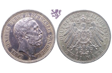 2 mark, 1896. Karl Gunther