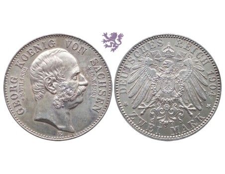 2 mark, 1904. Georg Koenig commemorative