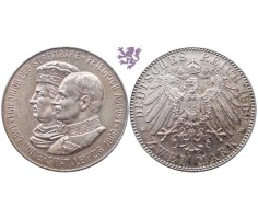 2 mark, 1909. Friedrich August