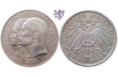 2 mark, 1904. Philipp I Ernst